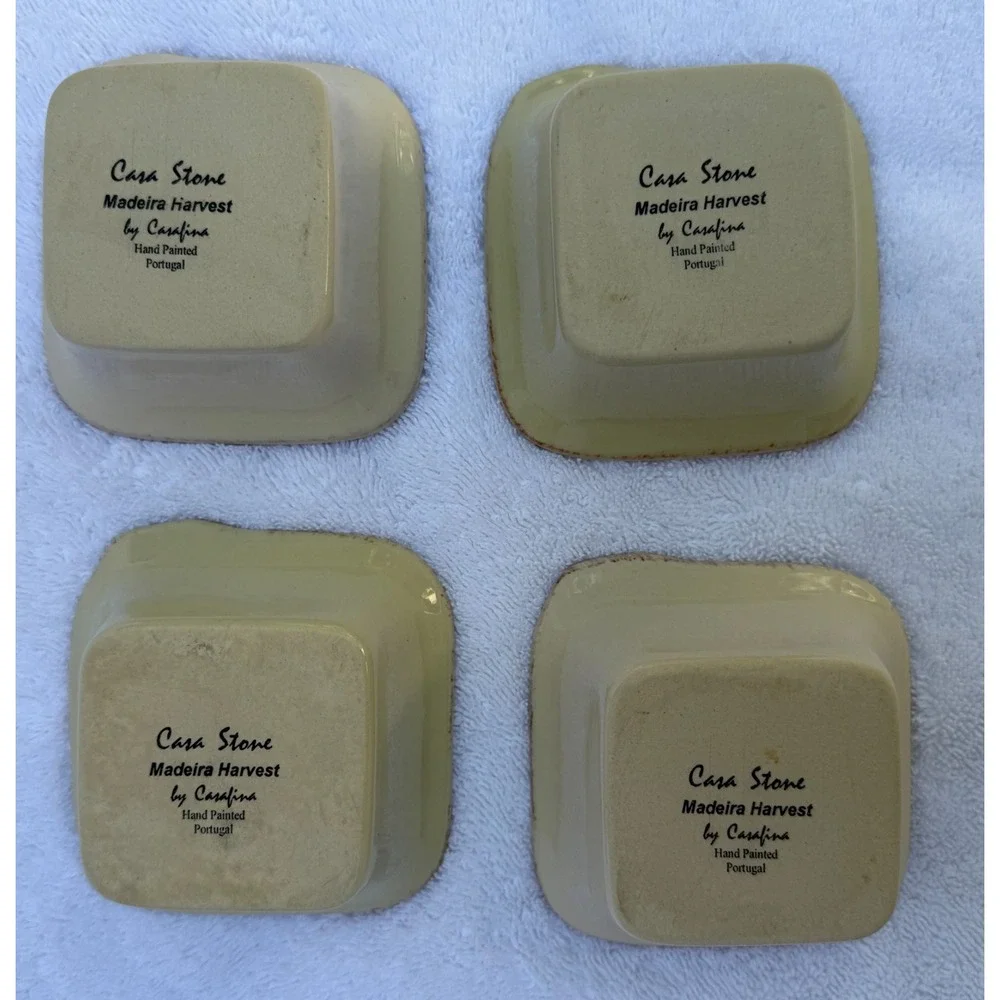 Casafina Casa Stone Madeira Harvest Square Ramekin 3.5
